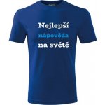 Tričko nejlepší nápověda na světě dárek pro nápovědu modré – Hledejceny.cz