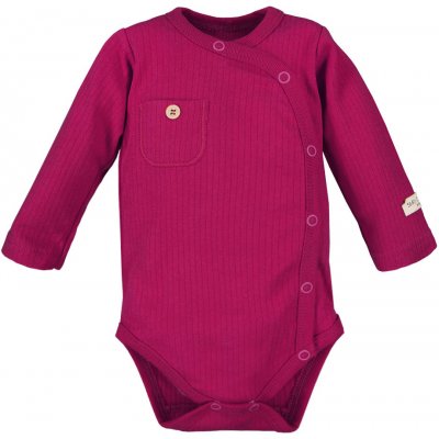 Eevi Body celorozepínací s kapsičkou Simply Comfy BORDÓ – Zboží Mobilmania