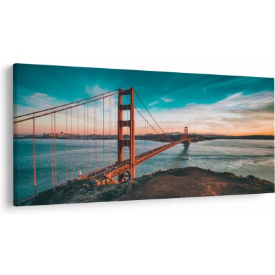 Obraz- Golden Gate, San Francisco, jednodílný 200x100 cm – Hledejceny.cz