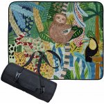 Butter Kings Pikniková deka s popruhem Colors in jungle – Zboží Mobilmania