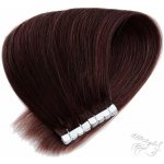 Vlasové PU pásky MINI Tape in na prodlužování vlasů 50cm 04 středně hnědá – Zboží Dáma