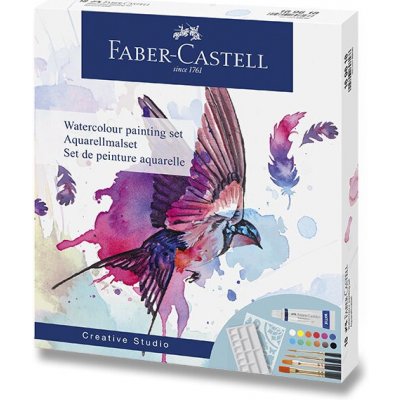 Faber-Castell akvarelové barvy sada 18 ks – Zboží Mobilmania