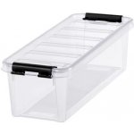 SMARTSTORE úložný box Classic 4 průhledný 3,5 l černé úchytky 3455070 223759 – Zboží Dáma