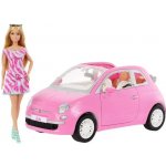 Mattel HRG59 Barbie panenka a auto Fiat 500 – Hledejceny.cz