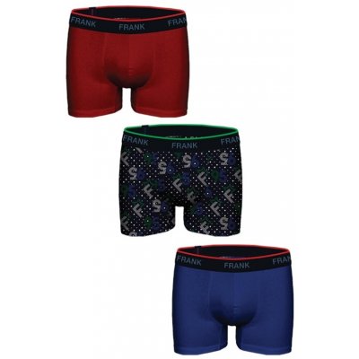 John Frank pánské boxerky JF3BRS01 3 PACK – Zboží Mobilmania