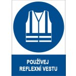 Značka Používej reflexní vestu, samolepicí fólie, 210 × 297 mm – Zbozi.Blesk.cz