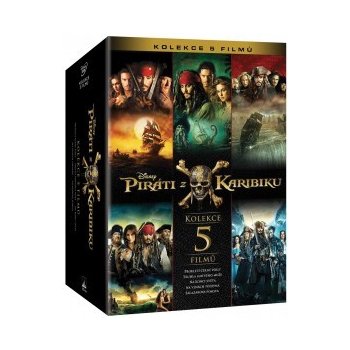 Piráti z Karibiku 1-5 DVD