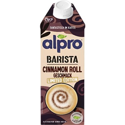 Alpro Barista Ovesno-sójový nápoj s příchutí skořicové rolky 1 l – Zboží Dáma