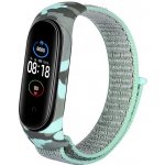 Xiaomi Mi Band 5/6 náhradní náramek Nylon maskáč Cyan MBSCZ-5NyM10 – Hledejceny.cz