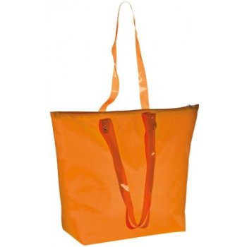 Plážová taška s průhlednými uchy oranžová