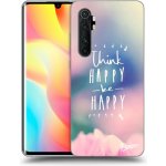 Pouzdro Picasee silikonové Xiaomi Mi Note 10 Lite - Think happy be happy čiré – Zbozi.Blesk.cz