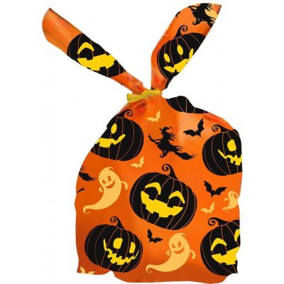 GuircaSáčky na sladkosti s dýněmi 22x13,5cm - 20ks Halloween – Hledejceny.cz