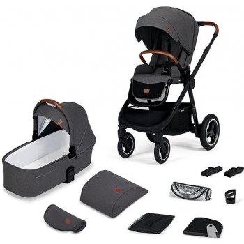 Kinderkraft kombinovaný 2v1 EVERYDAY Black Dark Grey 2021