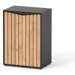 Aquatlantis Splendid 60 skříňka 1/9 černá/Roble Hera Atlas – Zboží Dáma