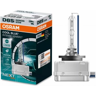 Autožárovka Osram Xenarc Cool Blue Intense NextGen D8S 42V 25W PK32d-1 150% - krabička 1ks – Sleviste.cz