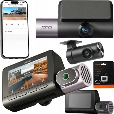 70mai Dash Cam 4K T800 + zadní RC24 – Zboží Živě