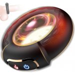 SuperLove Heating & Vibrating Strong Cock Ring Black – Zboží Dáma