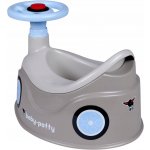 BIG Nočník New Bobby Car šedý s volantem – Sleviste.cz