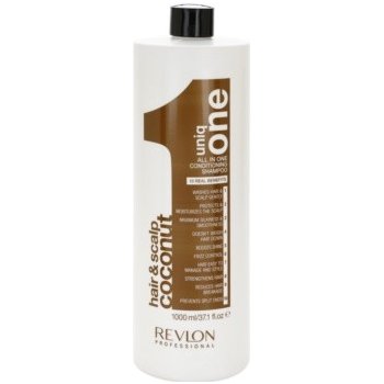 Revlon Uniq One All in One Hair Conditioning Shampoo Coconut posilující kokosový 1000 ml