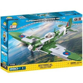 COBI 5708 II WW Supermarine Spitfire Mk VB, 280 k, 1 f