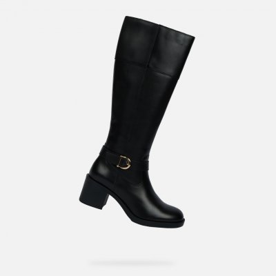 Geox dámské kozačky Serilda 60 Černá – Zbozi.Blesk.cz