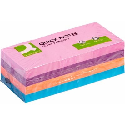 Bločky Q-Connect 38 x 51 mm - mix barev – Hledejceny.cz