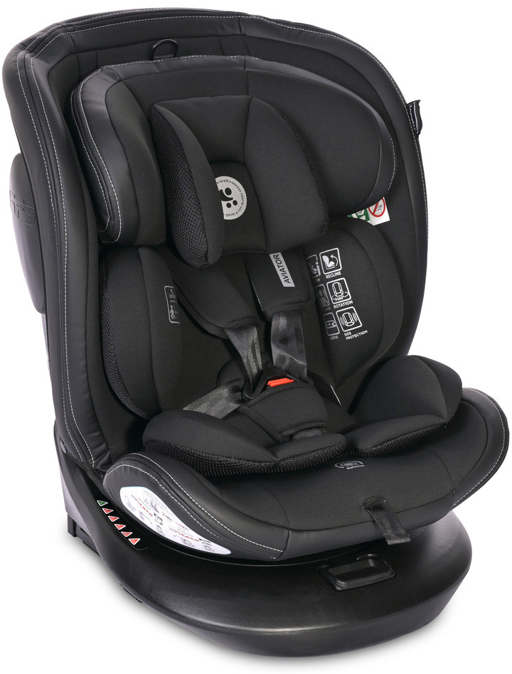 Lorelli AVIATOR i-Size 360 ISOFIX 2024 Black Jasper