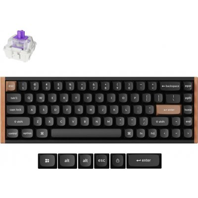 Keychron K6 HE 65% Magnetic Wood K6H-F1 – Zboží Živě