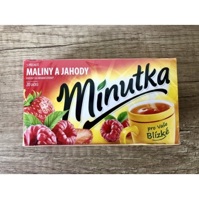 Mokate Minutka ovocný čaj Maliny a jahody 20 x 2 g – Zboží Mobilmania