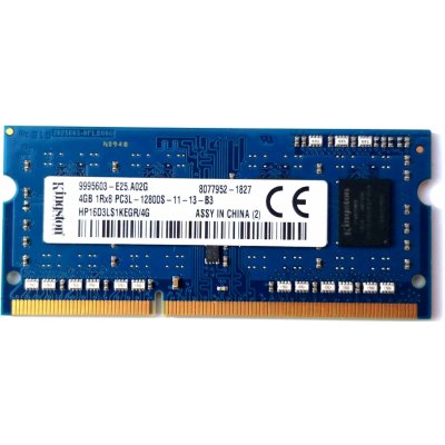 Kingston SODIMM DDR3 4GB 1600MHz HP16D3LS1KEGR/4G – Hledejceny.cz