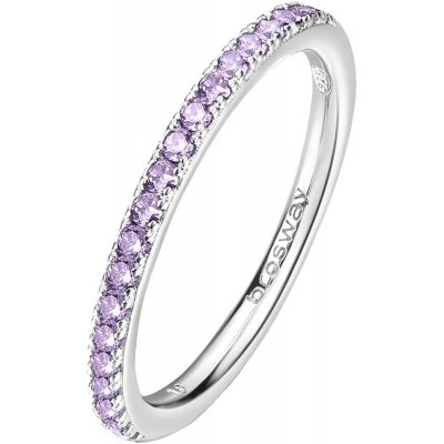Brosway stříbrný prsten Fancy Magic Purple FMP70 – Zboží Dáma