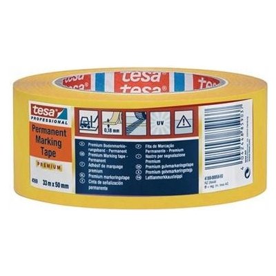 Tesa páska pro značení podlah 50 mm x 33 m žlutá – Zboží Dáma