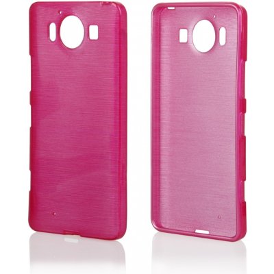 Pouzdro JELLY Case Metalic Microsoft 950 Lumia Růžové