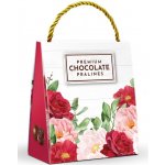 Selllot italské kakaové pralinky v dárkové tašce červené květy 200 g – Zboží Dáma