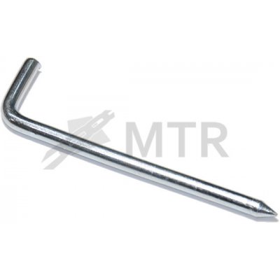 MTR Skoba zatloukací kulatá Varianta: Skoba zatloukací kulatá 80x4,5mm Zn – Hledejceny.cz