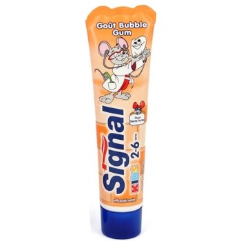 Signal Kids Buble Gum 2-6 let dětská zubní pasta s příchutí žvýkačky 50 ml