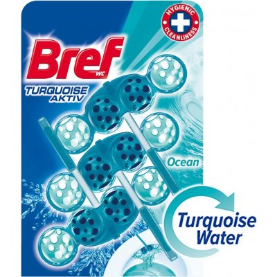 Bref Turquise WC blok Aktiv 3 × 50 g – Zbozi.Blesk.cz