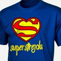 Tričko Super strejda Modrá slovenský nápis