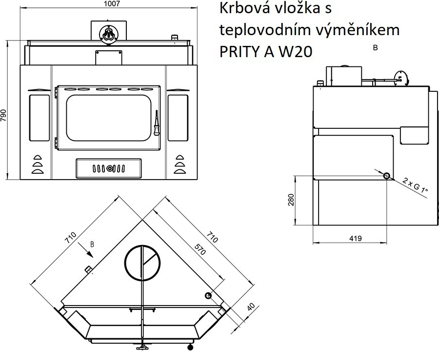 Prity A W20 TV