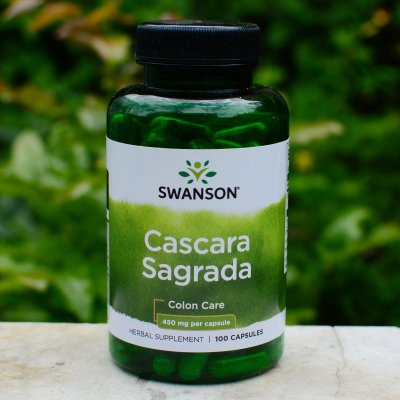 Swanson Cascara Sagrada Řešetlák Purshův 450 mg 100 kapslí