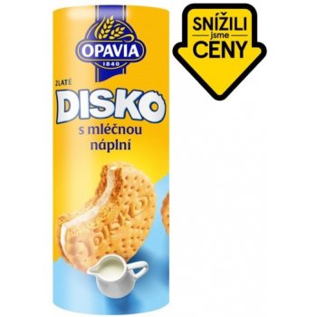 Opavia Disko sušenky s mléčnou náplní 169 g