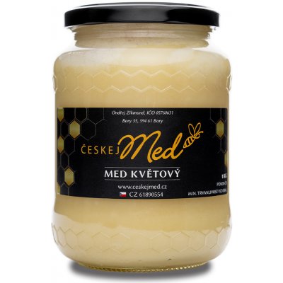 ČeskejMed med květový ZKRYSTALIZOVANÝ 1 kg