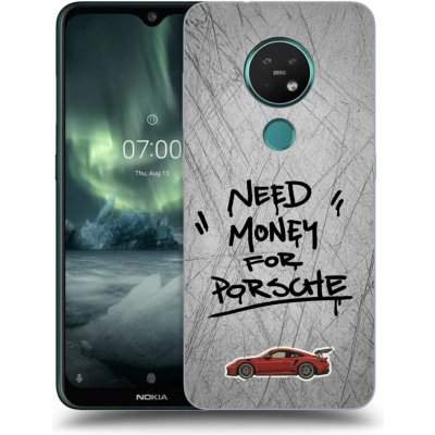 Picasee silikonový průhledný obal pro Nokia 7.2 - Grey Drift – Zboží Živě