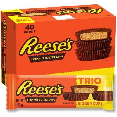 Reese's TRIO Peanut Butter Cups 40x 63 g