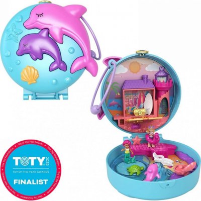 MATTEL Polly Pocket pidi svět do kapsy Delfíní pláž – Hledejceny.cz