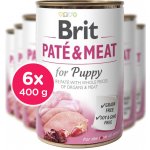 Brit Paté & Meat Puppy Chicken & Turkey 6 x 400 g – Zboží Mobilmania