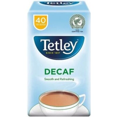 Tetley černý čaj bez kofeinu 40 ks 125 g