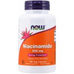 Now Vitamin B3 Nikotinamid niacinamid 500 mg 100 kapslí – Hledejceny.cz