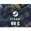 Herní kupon Valve Steam Dárková Karta 60 €