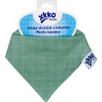 Kikko Dětský slintáček XKKO Organic Staré časy - Granite Green – Zboží Dáma